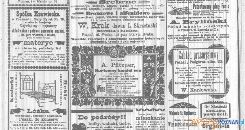 Kurjer Poznański, 17 sierpnia 1900_anonse