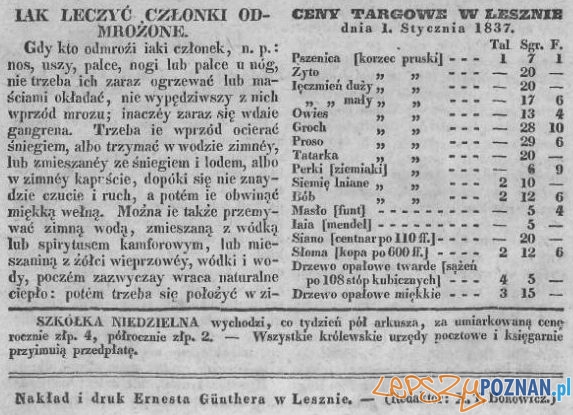 Szkółka Niedzielna nr 1, 1 stycznia 1837 - ostatnia strona