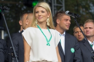 Obchody 100-lecia Warty Poznań. Łęgi Dębińskie 15.09.2012 r. - Prezes Warty Poznań Izabella Łukomska Pyżalska Foto: lepszyPOZNAN.pl / Piotr Rychter