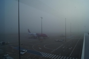 Mgła uziemiła samoloty na poznańskim lotnisku Foto: Port Lotniczy Poznań- Ławica
