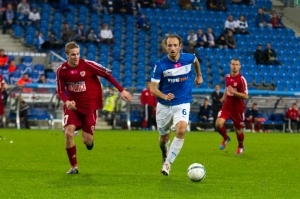 7 kolejka Extraklasy - Lech Poznań - Piast Gliwice. Stadion Miejski 6.10.2012 r. (trałka, Lazdins) Foto: lepszyPOZNAN.pl / Piotr Rychter