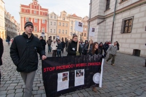 STOP transportom śmierci - Poznań 02.12.2012 r. Foto: LepszyPOZNAN.pl / Paweł Rychter