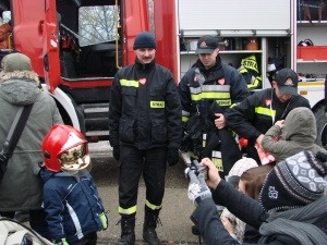 Strażący dla WOŚP Foto: TD