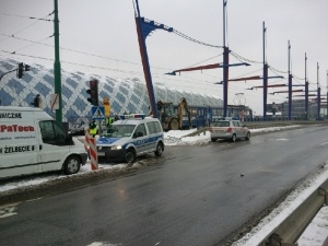 Wypadek na moście Dworcowym Foto: Marcin