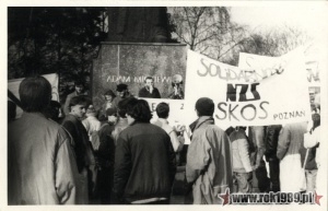 Poznań, rok 1989 Foto: Archiwum IPN w Poznaniu