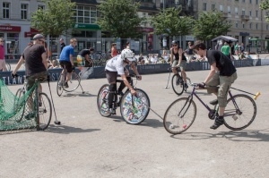 Bike Polo na Placu Wolności - Poznań 27-28.07.2013 r. Foto: LepszyPOZNAN.pl / Paweł Rychter