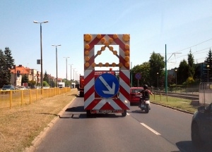 Prace na ul. Warszawskiej Foto: lepszyPOZNAN.pl / tab 10.1