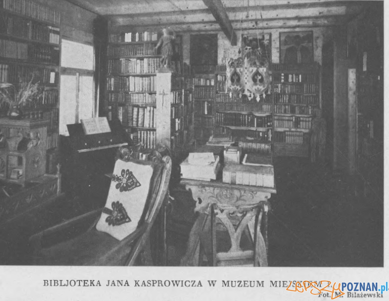 Biblioteka Kasprowicza w Poznaniu Foto: Ksiąga pamiątkowa nakładem Magistratu 1930 r