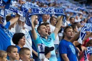 Runda kwalifikacyjna LE - Lech Poznań - Žalgiris Wilno (kibice na stadionie) Foto: lepszyPOZNAN.pl / Piotr Rychter