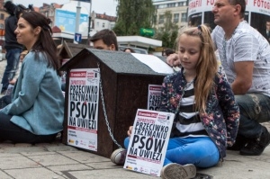 Protest Zerwijmy Łańcuchy - 15.09.2013 r. Foto: LepszyPOZNAN.pl / Paweł Rychter