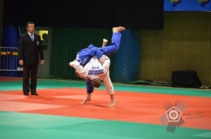 Patryk Kusza na macie w szwedzkim Boras Foto: European Judo Union