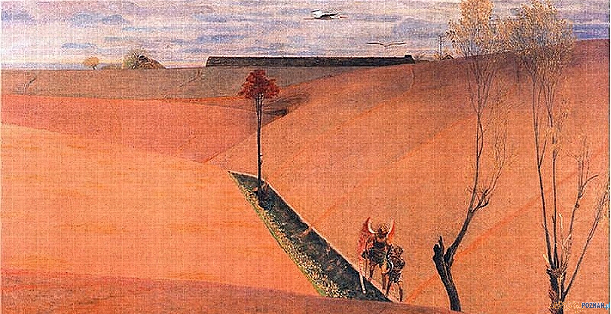 Krajobraz z Tobiaszem. Wiosna, 1904, olej na płótnie, 76 x 97 cm Foto: Muzeum Narodowe w Poznaniu