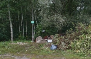 Śmieci przy ulicy Wrzesńskiej Foto: Straż Miejska