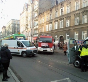 Wypadek na ul. 28 Czerwca 1956 Foto: Dawid