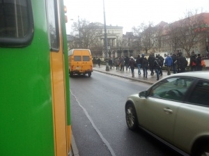 Bimby stoją na Placu Wolności Foto: lepszyPOZNAN.pl / gsm