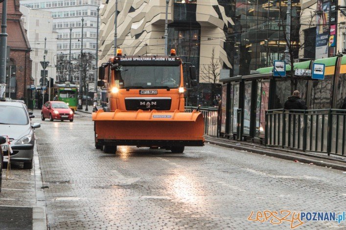 Gołoledź w mieście - Poznań 19.01.2014 r.