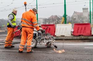 Tramwaje wracają na Kaponierę - Poznań 18.01.2014 r. Foto: LepszyPOZNAN.pl / Paweł Rychter