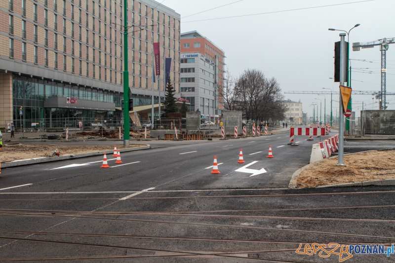 Tramwaje wracają na Kaponierę - Poznań 18.01.2014 r. Foto: LepszyPOZNAN.pl / Paweł Rychter