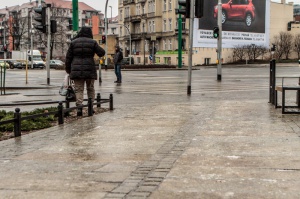 Gołoledź w mieście - Poznań 19.01.2014 r. Foto: LepszyPOZNAN.pl / Paweł Rychter