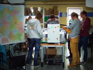 Laboratorium Technik Logistyk. Zajęcia. Foto: Przemysław Kozakiewicz