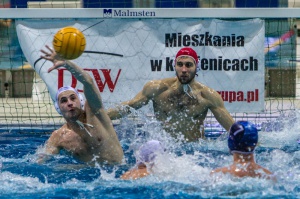 DSW Waterpolo Poznań - Pirana SC Topolčany 15:6 - Poznań 02.03.2014 r. Foto: LepszyPOZNAN.pl / Paweł Rychter