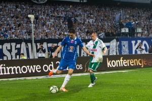 27. kolejka T-Mobile Ekstraklasy - Lech Poznań - Lechia Gdańsk (Marcin Kamiński, Paweł Stolarski) Foto: lepszyPOZNAN.pl / Piotr Rychter