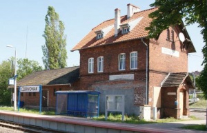 Dworzec w Czerwonaku Foto: Gmina Czewonak
