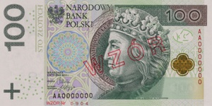Zmodernizowany banknot 100 zł Foto: NBP