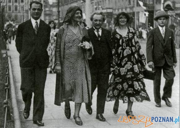 Zenon Kosidowski, Stanisława Wysocka, Emil Zegadłowicz. Poznań, około 1930 roku