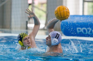 DSW Waterpolo Poznań - ŁSTW Uniwersytet Łódzki (Oskar Szymonik, Adrian Wulkiewicz) Foto: lepszyPOZNAN.pl / Piotr Rychter