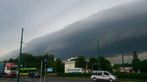 Burza nad Poznaniem Foto: Magdalena Madżu Bajon