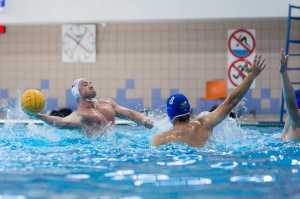 DSW Waterpolo Poznań – GKPW 59 Gorzów (Dawid Łuc, Marcin Kulis) Foto: lepszyPOZNAN.pl / Piotr Rychter