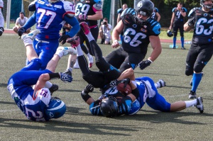 Kozły Poznań - Panthers Wrocław - Poznań 28.06.2014 r. Foto: LepszyPOZNAN.pl / Paweł Rychter