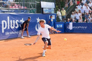 Poznan Open 2014 - Martin Alund vs. David Goffin Foto: lepszyPOZNAN.pl / Piotr Rychter