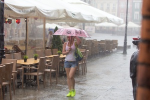 Burza na Starym Rynku Foto: lepszyPOZNAN.pl / Piotr Rychter