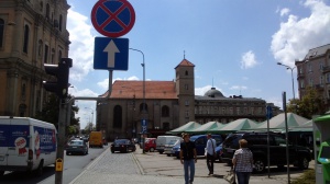 Parkowanie na Placu Bernardyńskim - Poznań 03.07.2014 r. Foto: Karolina