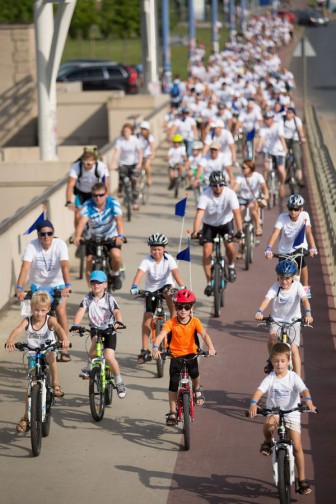 Rowerowy Transatlantyk na Moście Rocha