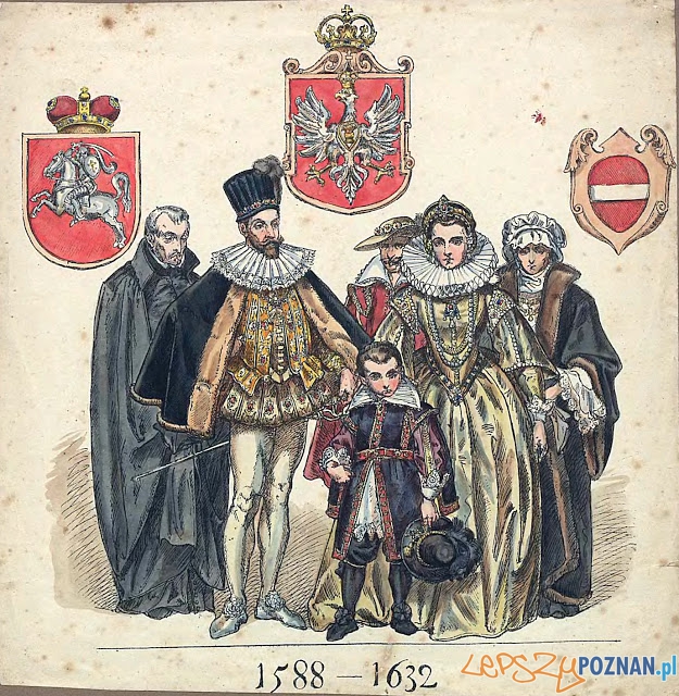 Zygmunt III Waza z rodziną i dworem