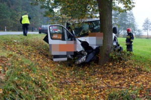 Wypadek w miejscowości Kuklinów Foto: Szymon Kujawa