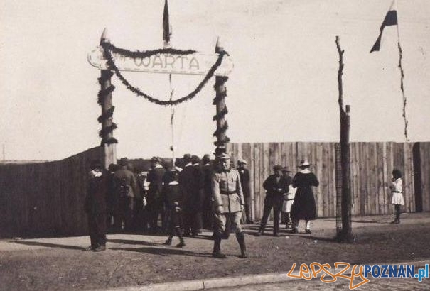 Otwarcie stadionu Warty przy Rolnej 1921 Foto: MHMP