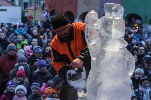 Stihl Poznan Ice Festival - Speed Ice Carving - 13.12.2014 r. Foto: LepszyPOZNAN.pl / Paweł Rychter