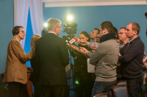 Konferencja z Prezydentem Miasta Poznania Jackiem Jaśkowiek Foto: lepszyPOZNAN.pl / Piotr Rychter