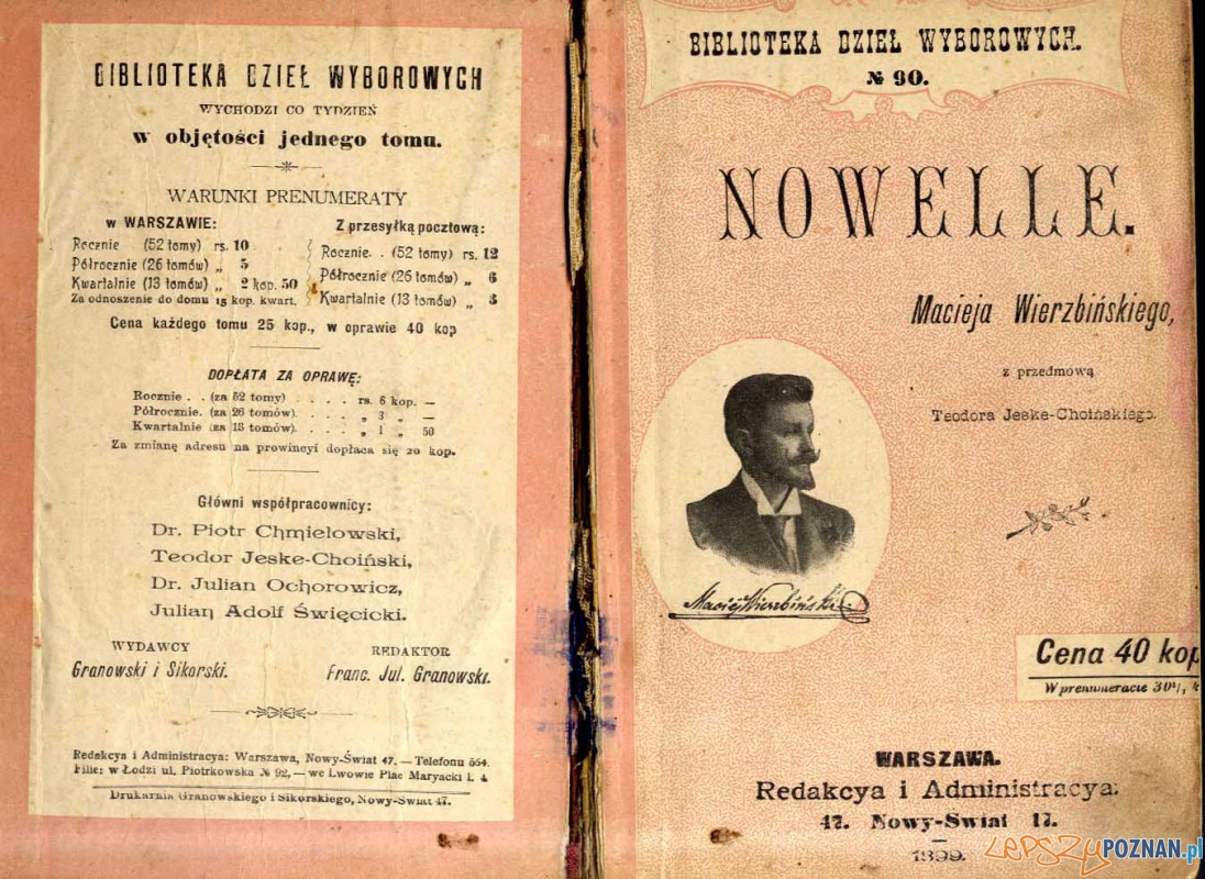 Maciej Wierzbiński - Nowele Foto: Wielkopolska Biblioteka Cyfrowa
