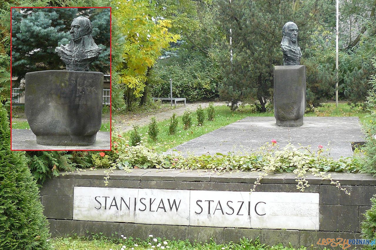 Pomnik Straszica w Poznaniu przy Marszalkowskiej Foto: wikipedia