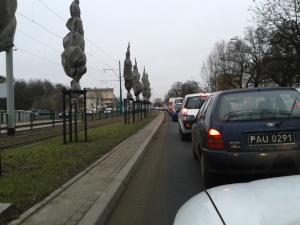 Zakorkowana Grunwaldzka Foto: news@lepszypoznan.pl