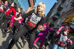 One Billion Rising – Nazywam się Miliard - Poznan 14.02.2015 r. Foto: LepszyPOZNAN.pl / Paweł Rychter