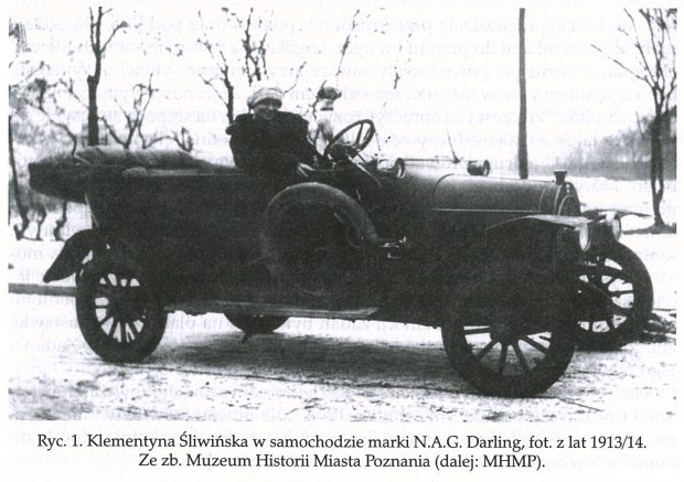 Pierwsza Automobilistka Foto: Kronika Miasta Poznania - za Gazetą Wyborczą Pierwsza Automobilistka