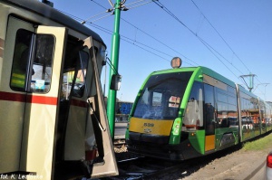 Wypadek na Hetmańskiej - około 30 osób rannych po zderzeniu bimb Foto: MPK / K. Lesińska