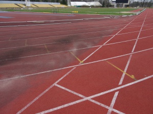 Prace na stadionie na Gołęcinie Foto: POSiR