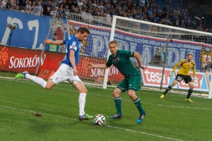 Lech Poznań - Śląsk Wrocław 2:0 - 25 kwietnia 2015 r. Foto: Pawel Rychter